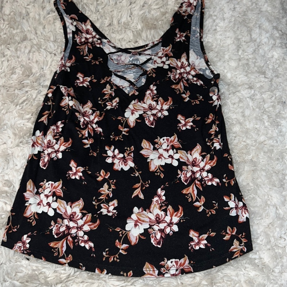 NWT American eagle floral tank
